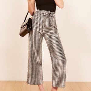 Reformation Petite Gingham Saylor Pant